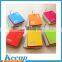 Colorful writing memo pad with customized logo for promotional gifts
