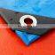 Blue orange  anti-moisture anti-UV tarp for agraculture and industry use like pvc tarp reinforcement hem with grommets wedding