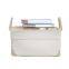 Cotton rope storage basket rectangle storage basket cotton canvas folding laundry basket