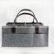 Hot selling foldable felt nursery organizer for travel