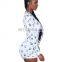 wholesale 2020 Adult female summer fashion fully printed bodycon jumpsuit bodysuit