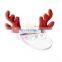 6 colors baby girls christmas deer elk horn hairbands coffee red flower baby headband