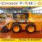 agricultural machine skidsteer with earth bucket with teeth