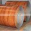 0.24mm woodgrain pattern prepainted aluminium  zincsteel sheets coil
