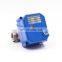 CWX15n stainless steel brass BSP NPT  12V electric actuator ball valve 12v 24v 110v 220v motorized water  flow  detector valve