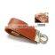 Marketing Gift Items Leather USB Key 8GB 16GB 32GB Memory Flip Leather USB Stick