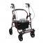 Health Rollator Rolling Medical Walker with Storage and Soft Seat