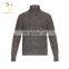 Turtleneck Cashmere Thick Sweater for Men Blended yarn