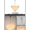 Luxury modern personality  living room  feather leaf glass chandelier