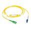 High Quality 20M FTTH Fiber Optic Patch cord SC/APC- LC/APC Simplex Single mode  G.657B3 3.5mm  LSZH jacket Cable