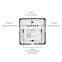 Universal WIFI touch smart wall switch Voice mobile APP remote control wall switch 1 open glass panel switch