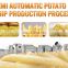 LONKIA Frozen French Fries Production Line Potato Crisp Making Machine