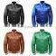 Hot sell fashion Plus Size printed embroidery black satin bomber jacket for men