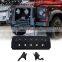 Front Bumper Aluminum Steering Guard Skid Plate &Mounting Brackets for Land Rover Defender 90 110 130