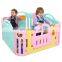 Factory Price Indoor Play Children Cheap Play Yard Kids Portable Foldable Playpen Fence Plastic Baby Playpen 8+1+4