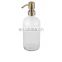 400ML Glass Clear Hand Soap dispenser Liquid Glass Mason Jar Bottle With Lotion Metal Pump Custom Mason Jar Lids