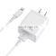 Sikenai High Quality 5V 2.1A Quick Charge USB Type C Plug Fast Charger Adapter With Type C Lighting Cable