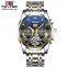 TEVISE T9005F Luxury Man Wristwatch Stainless Steel Automatic Mechanical Men Business Calendar Watch