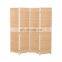 Chinese antique style movable folding wood screen door retractable dividers partition for spa rooms balcony bathroom