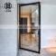 luxury residentil hinge style heavy exterior complete modern black French aluminum glass pivot main interior pivot  door