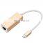 Universal USB C 3.1 Ethernet Adapter Network Card USB Type-C to Ethernet RJ45 Lan for MacBook Windows 7/8/10 Laptop 100Mbps