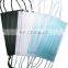 White list 3ply surgical mask blue/black /white color