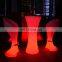 illuminated led furniture for party/battery operated nightclub led furniture stool tables and chairs for events