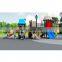 Commercial children plastic slide commercial outdoor playground equipment