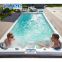 JOYEE Factory Fiberglass Acrylic Pool Swim Massage Spa Hot Tub 3 Person Exercise Swimming Pool For Sale