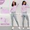 Long Sleeve Quick Dry U Hem Yoga Tops Wear Women Custom Quarter Zip Gym Sports T Shirts Clothing