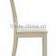 RCH-4281 Wooden White Cross Back Dining Chair CRW Furniture