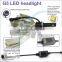 5 generation led motorcycle headlight bulbs waterproof ip65 12v-24v car led headlight