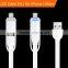 Best quality 2in1 sync cable double micro usb cable Data Cable for iphone, for android