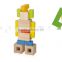 EN71 Standard Customized Natural kids blocks baby block toy wooden blocks Top Bright in Wenzhou