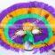 Party Supplies Kids Rainbow Turkey Feather Venetian Mask For Sale