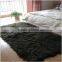 Genuine Fur Long Hair Goat Fur Carpet Rug Throw Bedspread