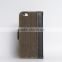 case for iPhone 6S with Full-grain cowhide leather black handmade case for mobile phone OEM/ODM accepted