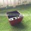 outdoor plastic self watering flowerpots with painted