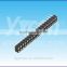 Dongguan supplier 2.54mm pitch straight round female header connector