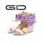 China manufactures bow knot school girls' love wedge shoe summer