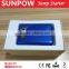 sunpow 12v 8000mah lcd display hot selling and multifunctional battery charger emergency car portable battery jump starter