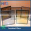 Colored low-e insulated window glass with factory price and high quality