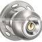 commercial knob door lock H33B-SS High quality Fishion design / security stainless steel Door knob lockset