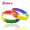 Cheap custom fluorescent glowing silicone bracelet,custom different size,logo silicone bracelet