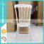 white wash wooden wedding napoleon chair