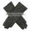 Women's Silk Lined Plain Leather Gloves