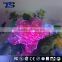 Best sale with CE and ROHS Floor Color change led fiber optic flowers with ceramics pot in Foshan factory