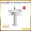 fashion hot sell pedestal hand basin for middle east