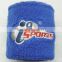 Bulk sport wrist sweatbands with customized logo