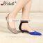 Foldable heels ladies shoes singback high heel shoes